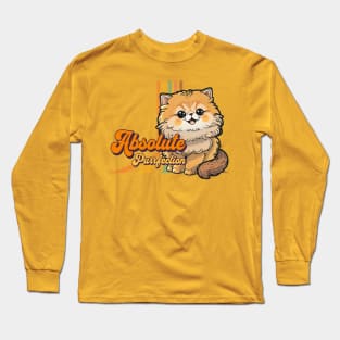 Persian Cat Absolute Purrfection cute kitty Long Sleeve T-Shirt